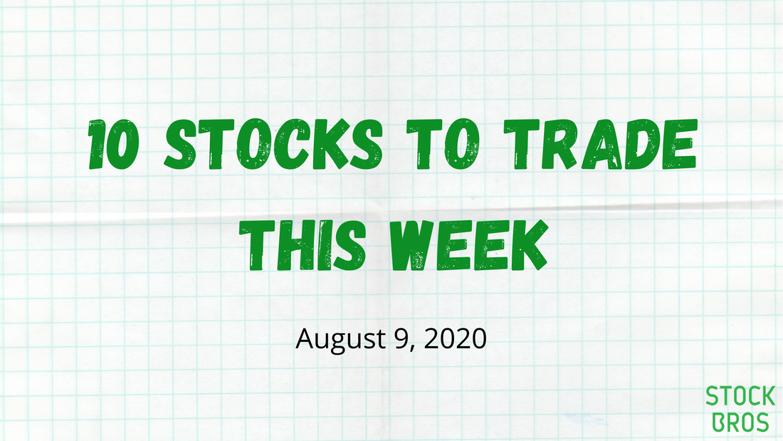 10 Stocks to Trade For the Week Starting August 10, 2020