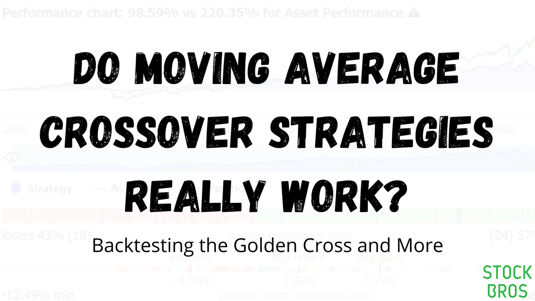 Do moving average crossover strategies really work? Backtesting golden crosses and more